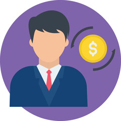 Income Update Vector Icon
