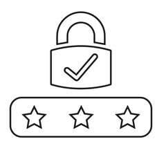 Closed, lock, protection icon