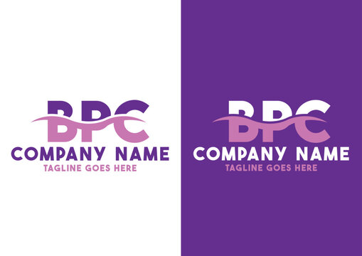 Letter BPC logo design template, BPC logo