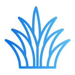 grass gradient icon