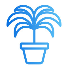plant gradient icon