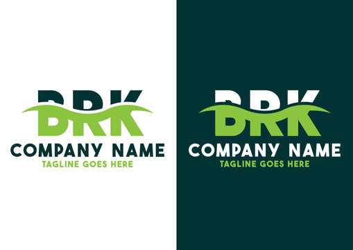 Letter BRK logo design template, BRK logo
