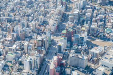 日本　東京都　都市風景　素材　イメージ