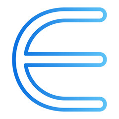 Obraz premium is an element gradient icon