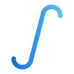 integral gradient icon