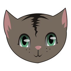 Cute Cat Illustration PNG Transparent