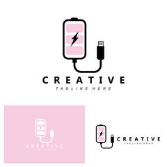 charging logo vector icon, smartphone vehicle, using electricity and battery
