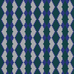 Argyle Fair Isle Seamless Pattern Design