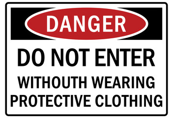 Laser warning sign and labels