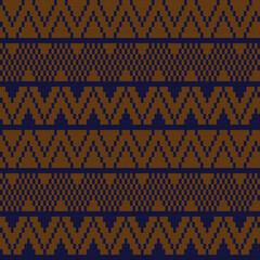 Argyle Fair Isle Seamless Pattern Design