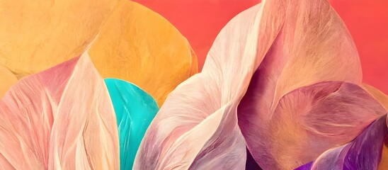 Luxury flower Wave background. Colorful Abstract texture backdrop.