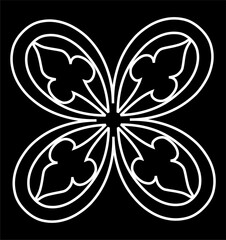 vector floral design for print