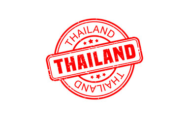 THAILAND rubber stamp with grunge style on white background