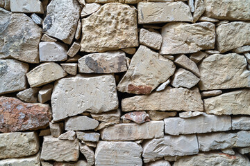 Steinmauer auf Malta