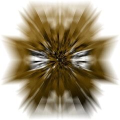 Obraz premium Abstract transparent golden burst texture design element.