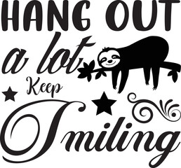Sloth Life SVG Design