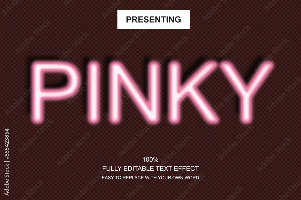 Poster special font editable adobe illustrator text effect. 100% editable text with an effect good for titl