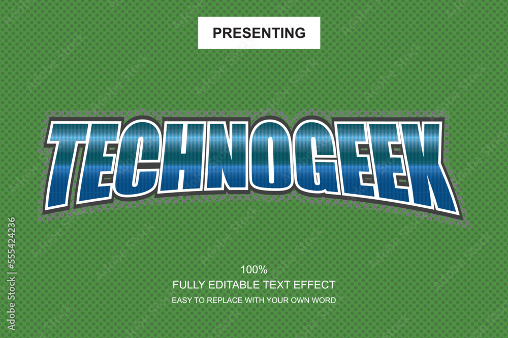 Poster special font editable adobe illustrator text effect. 100% editable text with an effect good for titl