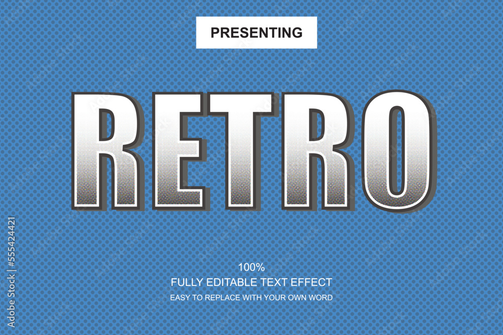 Poster special font editable adobe illustrator text effect. 100% editable text with an effect good for titl