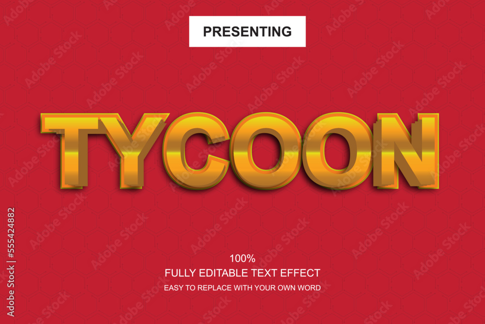 Poster special font editable adobe illustrator text effect. 100% editable text with an effect good for titl