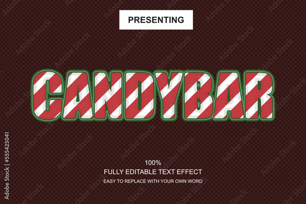 Poster special font editable adobe illustrator text effect. 100% editable text with an effect good for titl