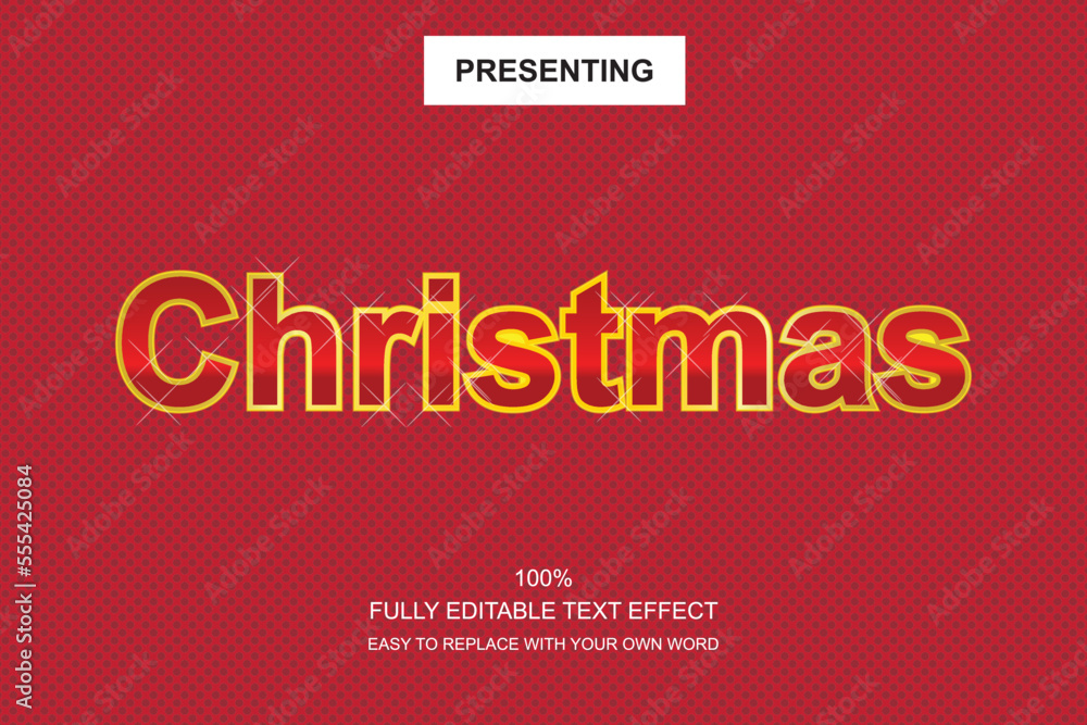 Poster special font editable adobe illustrator text effect. 100% editable text with an effect good for titl