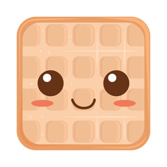 waffle kawaii food