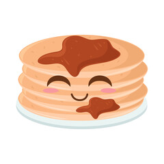 pancakes kawaii food