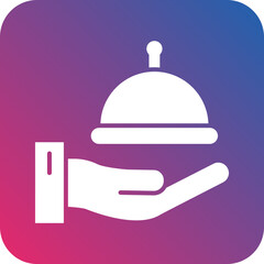 Room service Icon Style