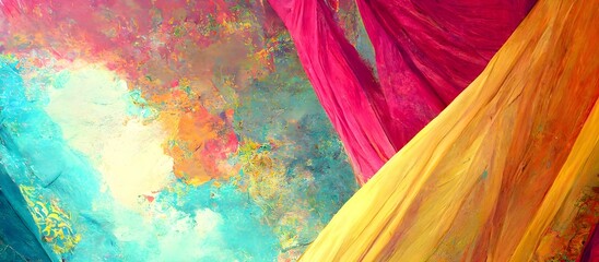 Colorful luxury background. Super, bright and vibrant colors.