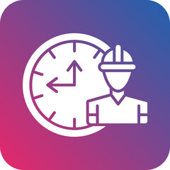 Working Hours Icon Style