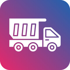 Dump Truck Icon Style