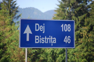 road sign