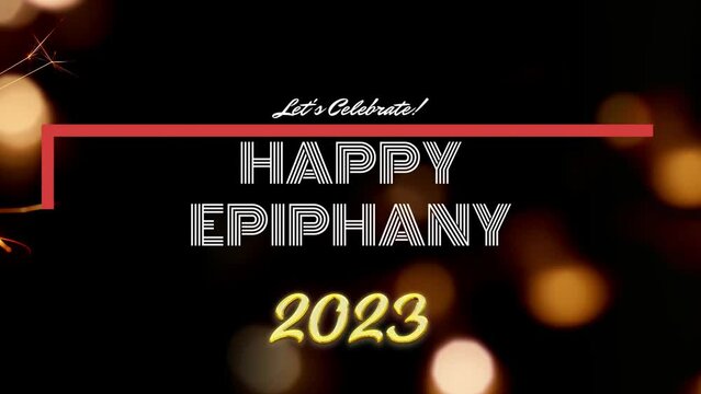 celebrate Epiphany 2023 wish image with blur background