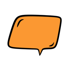 colorful speech bubble.