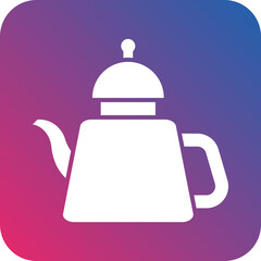 Tea Pot Icon Style