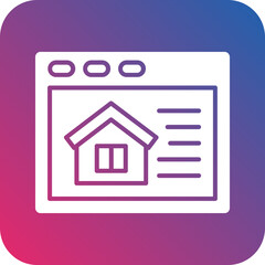 House Website Icon Style