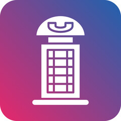 Phone Booth Icon Style