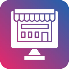 Online Shop Icon Style