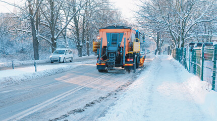 Snow Cleaning from the road