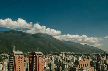 Obraz premium view from the top of the mountain Caracas, Venezuela 
