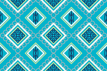 Fototapeta premium Simple ethnic design in the Philippines. traditional pattern African art It is a pattern created by combining geometric shapes. Design for print. Using in the fashion industry.