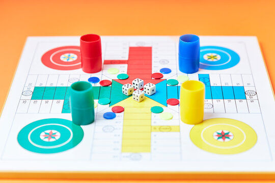 Parcheesi board game for family play