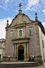 Fototapeta na wymiar Senhora a Branca church in Braga, Morte - Portugal 