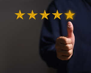 Satisfaction, feedback, and customer ratings for product quality in online business marketing services are rated as excellent and the best