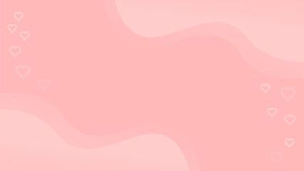 liquid heart love abstract pink background