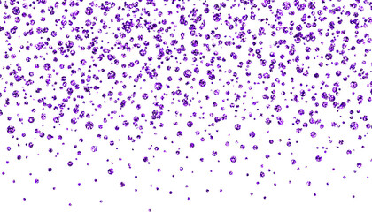 Sparkling Glitter Overlay Transparent PNG background, Purple Crystal Confetti 