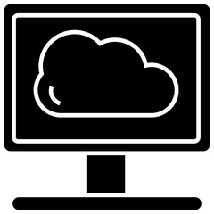 Black filled icon computer technology black business internet online mobile web pc network illustration laptop icon flat vector digital communication wireless