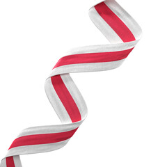 Poland  Flag Twist Ribbon Transparent PNG