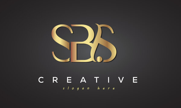SBS creative luxury logo design